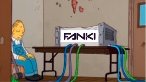 Los usuarios hicieron referencia a una escena de los Simpson tras la caída del servidor de Fanki.