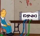 Los usuarios hicieron referencia a una escena de los Simpson tras la caída del servidor de Fanki.