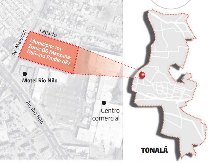 Sujetos armados invadieron un predio junto a un centro comercial en Tonalá.