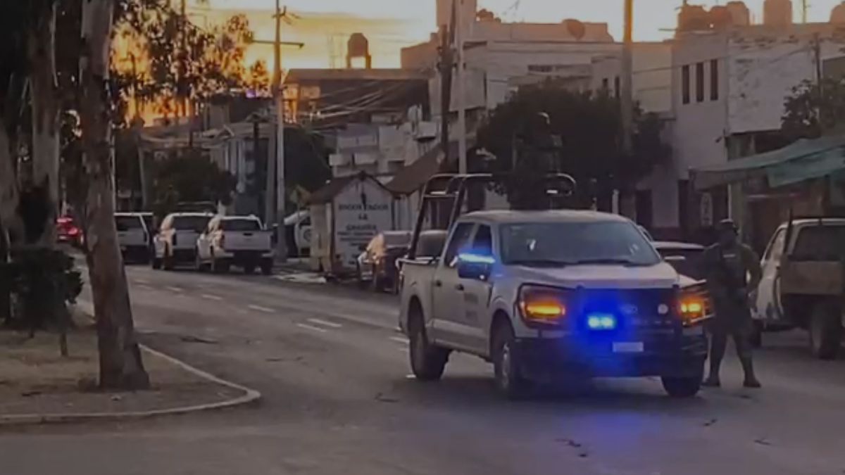 Operativo en capital de Durango con la Marina en la calle.