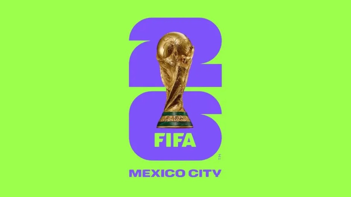 Logo del Mundial 2026 en la Ciudad de México.