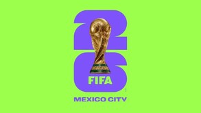 Logo del Mundial 2026 en la Ciudad de México.