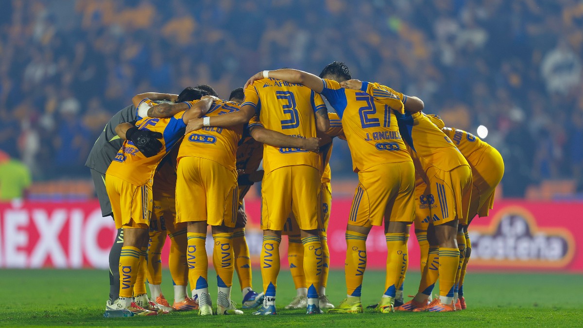 Tigres durante el partido contra el Cruz Azul.