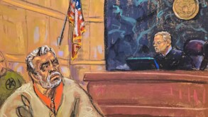 Ismael El Mayo Zambada en audiencia para fijar su sentencia en Estados Unidos.