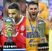 Atlas, Toluca, Tigres y América levantando campeonatos de la Liga MX.