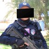 Mujer con uniforme de la Policía Municipal de Culiacán