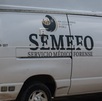 camioneta del semefo de la fiscalía de puebla