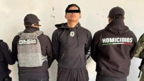 Un hombre detenido por elementos de la Fiscalía de Puebla.