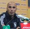 Guido Pizarro entrenador de Tigres en conferencia de prensa.