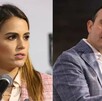 Lorena de la Garza, presidenta de la Comisión de Presupuesto y Carlos de la Fuente, coordinador del PAN
