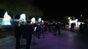 Banda de la IV Región Militar del ejército Mexicano en Luztopía