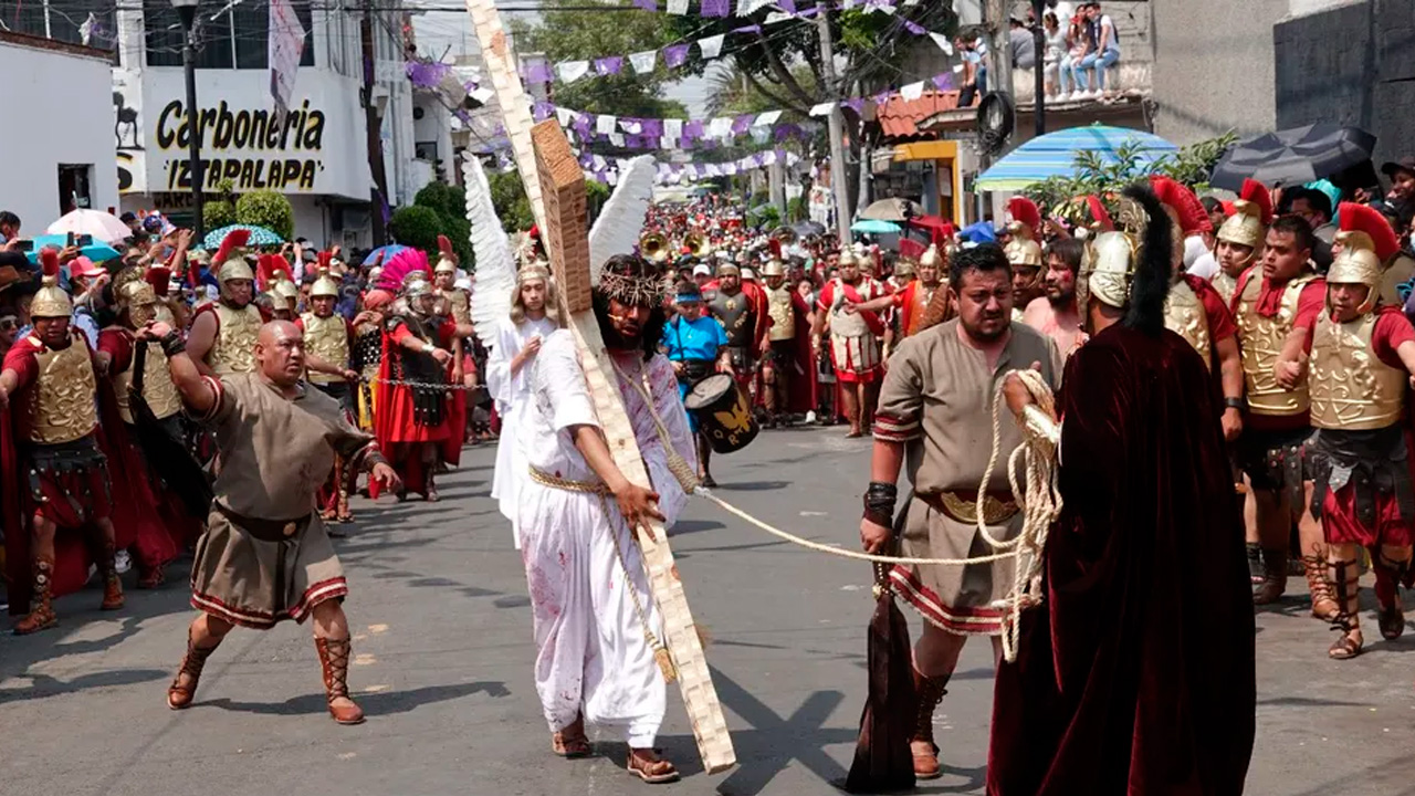 La Unesco inscribió la Representación de la Pasión de Cristo de Iztapalapa en la Lista del Patrimonio Cultural Inmaterial de la Humanidad.