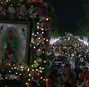 Millones de mexicanos acuden a la Basílica para celebrar a la Virgen de Guadalupe