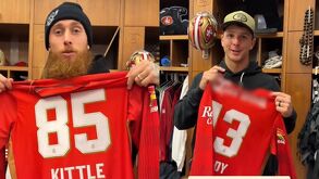 George Kittle y Brock Purdy fueron dos de los jugadores que mandaron un mensaje de apoyo para el Toluca.