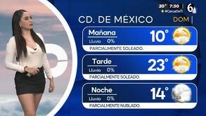 Clima en CdMx 14 de diciembre Telediario