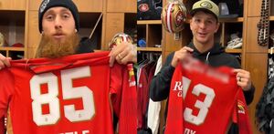 George Kittle y Brock Purdy fueron dos de los jugadores que mandaron un mensaje de apoyo para el Toluca.