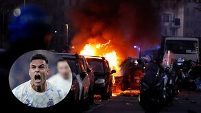 Violencia en Italia previo al partido de Genoa vs Inter en la jornada 15 de la Serie A.