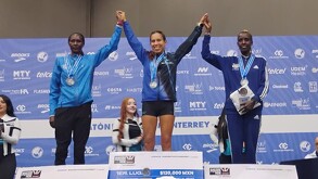 Competidores que ganaron en el Maratón Powerade de Monterrey 2025