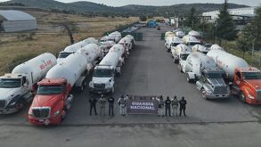 Imagen de las pipas que fueron aseguradas como parte de una presunta red de Huachigas.