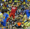 Jugadores del partido entre Tigres y América en el Apertura 2014.