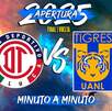 Toluca y Tigres jugarán los últimos 90 minutos de la temporada en la disputa del campeonato del Apertura 2025 en la Liga MX.