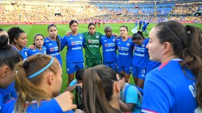 Jugadoras de Cruz Azul Femenil previo a la semifinal de vuelta ante Tigres