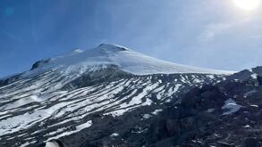 Imagen de la cúspide del Pico de Orizaba, dónde se perdieron 12 alpinistas.