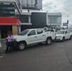 Imagen del lugar que fue cateado para desmantelar un red fraudulenta de venta de autos.