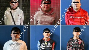 Miembros de la UJ-40, grupo delictivo vinculado a La Unión Tepito, en una fiesta.