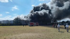 Desplome de avión en San Pedro Totoltepec en Toluca, Edomex