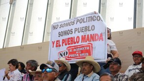 En el Congreso de Guanajuato, los diputados aprobaron la deuda para la construcción del Acueducto Solís-León pese a que los agricultores se manifestaron.