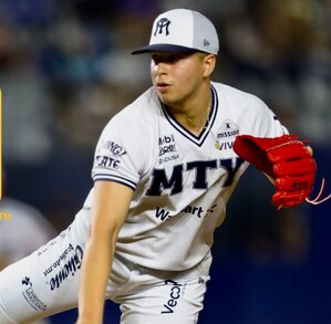 Carlos Medina, relevista mexicano de los Sultanes de Monterrey, firmó contrato con los San Diego Padres de la MLB.