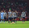 El equipo de Rayados durante la vuelta de la semifinal del Apertura 2025.