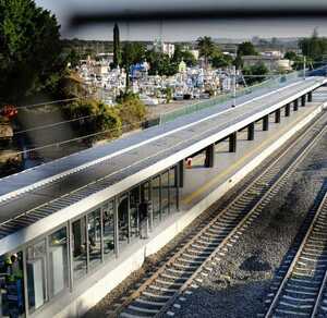 Estructora de la línea 4 del tren ligero