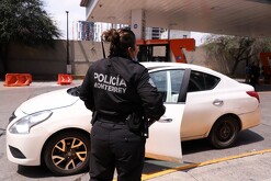 Imagen que capta una investigación por robo a persona en Monterrey.