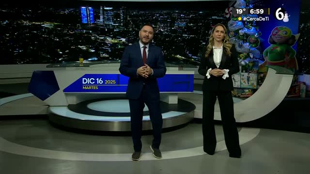 Telediario nocturno CdMx, martes 16 de diciembre de 2025.