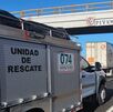 Unidad de rescate atiende a dos personas heridas en la autopista México-Puebla.