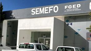 Instalaciones de la SEMEFO de Durango, lugar en el que los cuerpos de personas no identificadas son enviados para las necropsias de ley.
