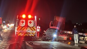 Conductores se encuentran varados debido al accidente