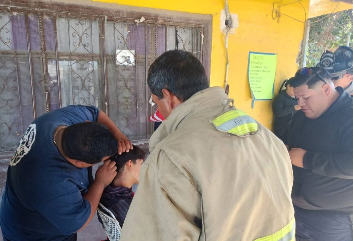 Niño lesionado de 17 años.