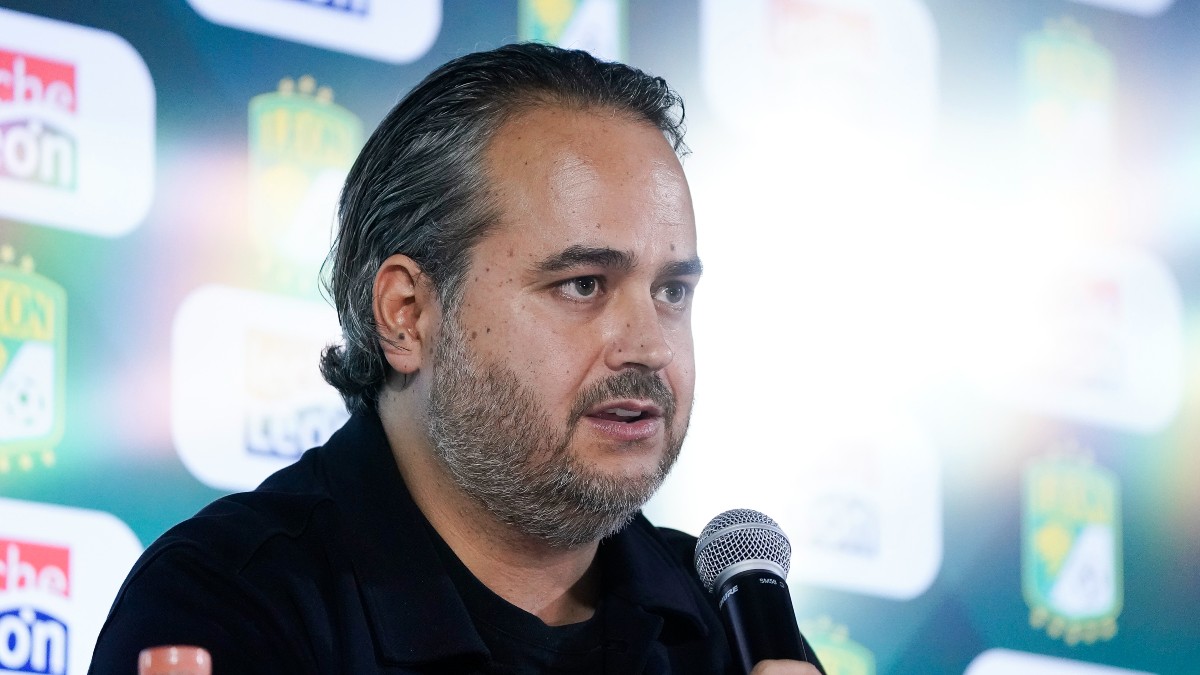 Jesús Martínez en conferencia de prensa.