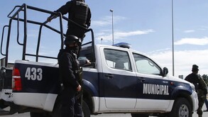 Policías de la Dirección de Seguridad Municipal de Gómez Palacio.