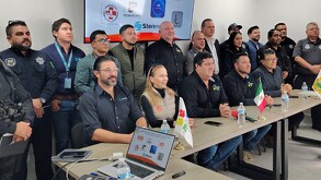 Autoridades involucrados en el anuncio de la campaña “Tú proteges Coahuila, nosotros tu economía”.