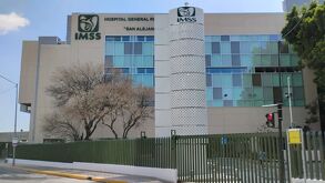 Fachada del recién inaugurado hospital del IMSS 