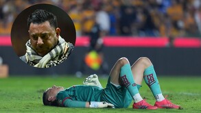 Hugo González en el Estadio Universitario.