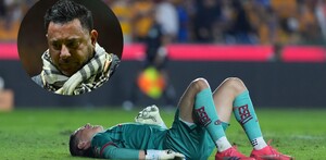 Hugo González en el Estadio Universitario.