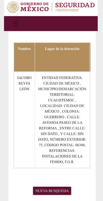 El excandidato del PRD, Jacobo 'N', se entregó voluntariamente a las autoridades del FEMDO.