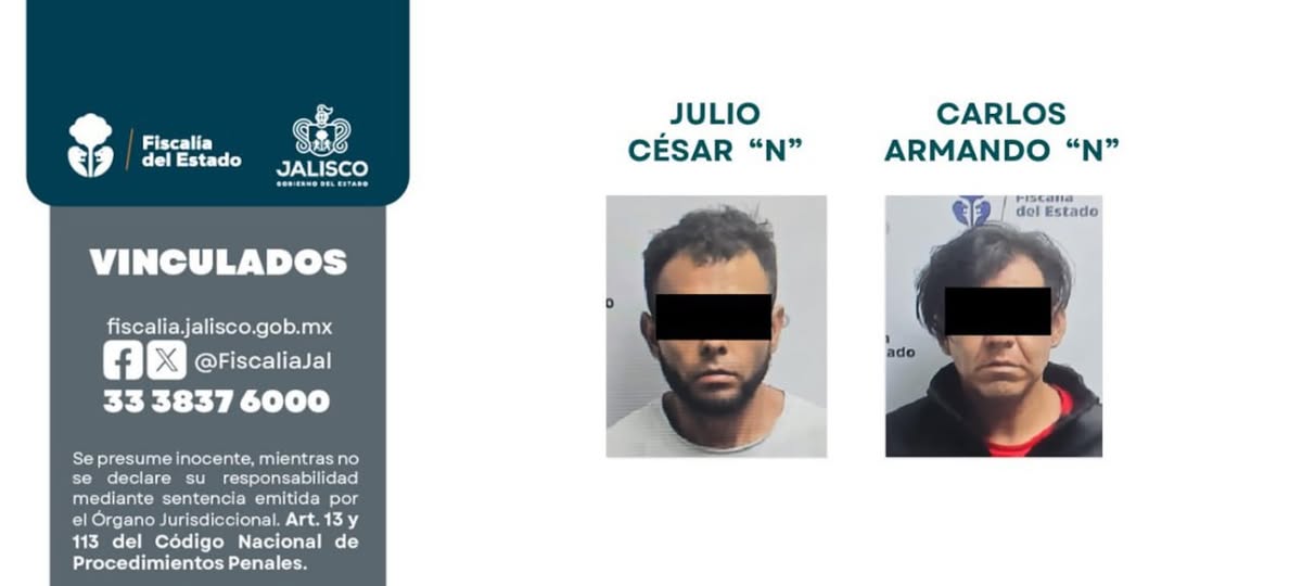 Dos ladrones de un negocio en la colonia Americana de Guadalajara fueron vinculados a proceso.