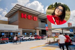 Imagen que describe una entrada de HEB y a la creadora de contenido que lo visitó.