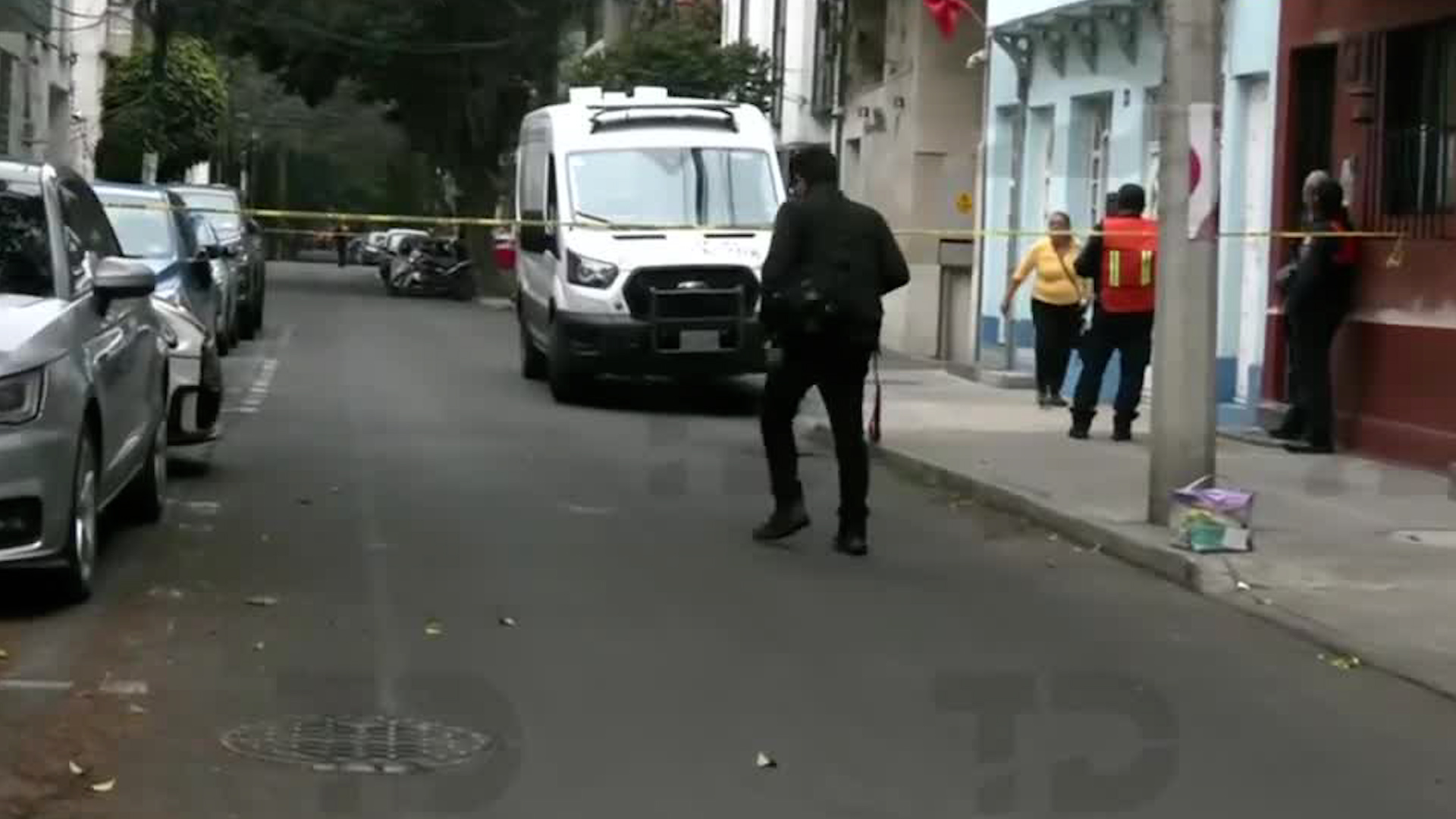 El lugar fue acordonado como parte de las labores de la alcaldía en contra de la extorsión.